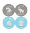 Inch Thank Stickers Gray Elephant