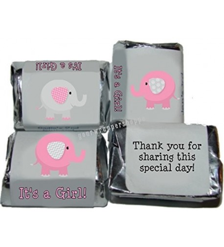 Elephant Shower Candy Nuggets Labels