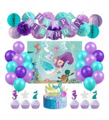 KREATWOW Mermaid Decorations Supplies Birthday