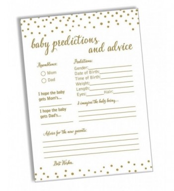 50 Baby Predictions Advice Confetti