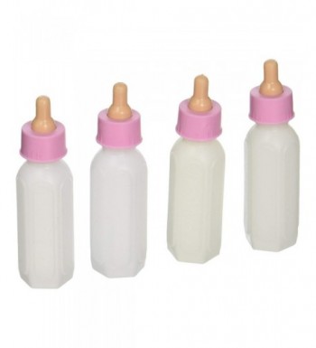 Plastic Pink Bottle Shower Favors