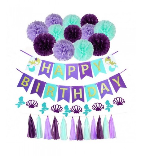 Mermaid Birthday Party Decorations Supplies