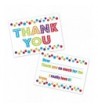 Colorful Confetti Polka Thank Cards