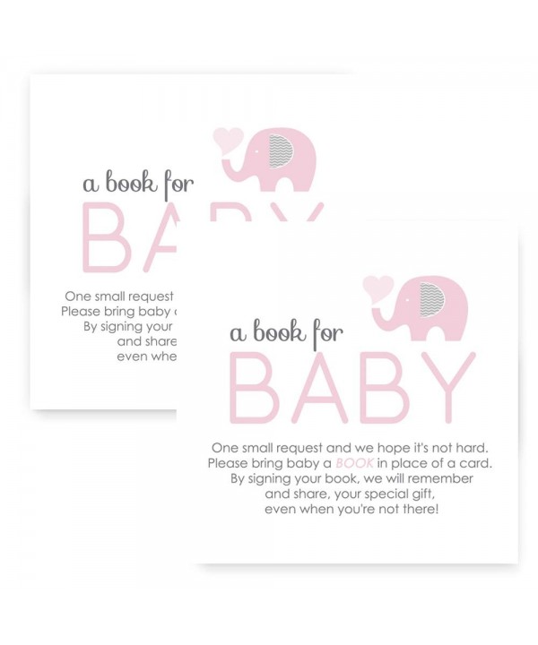 Elephant Bring Girls Invitation Insert