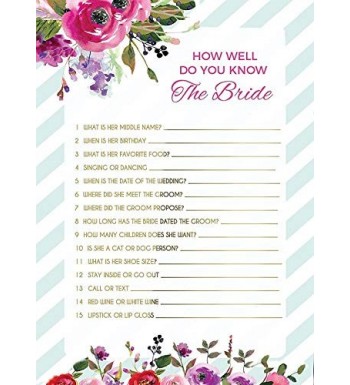 Cheap Designer Bridal Shower Party Games & Activities Online