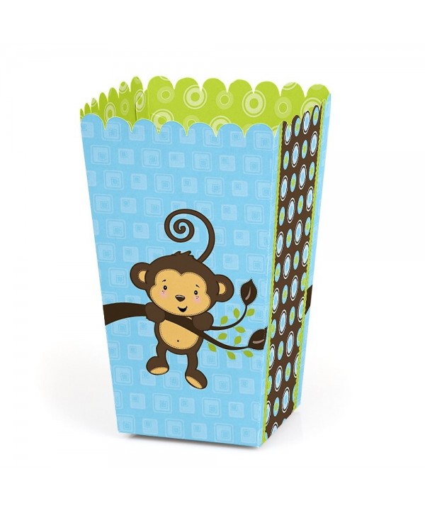 Blue Monkey Boy Birthday Popcorn