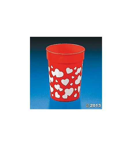 Valentine Tumblers VALENTINES Supplies Tableware