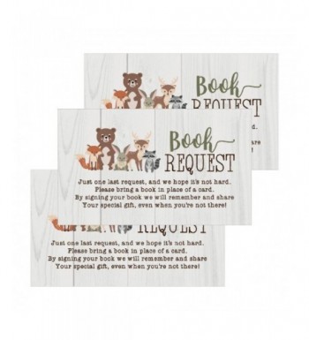 Woodland Request Animals Invitations Business