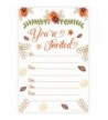 Fall Theme Fill Invitations Engagement