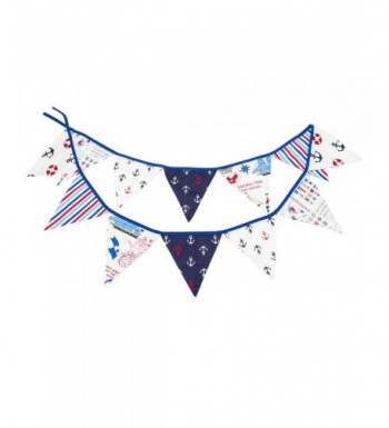 LOVENJOY Cotton Nautical Pennant Birthday