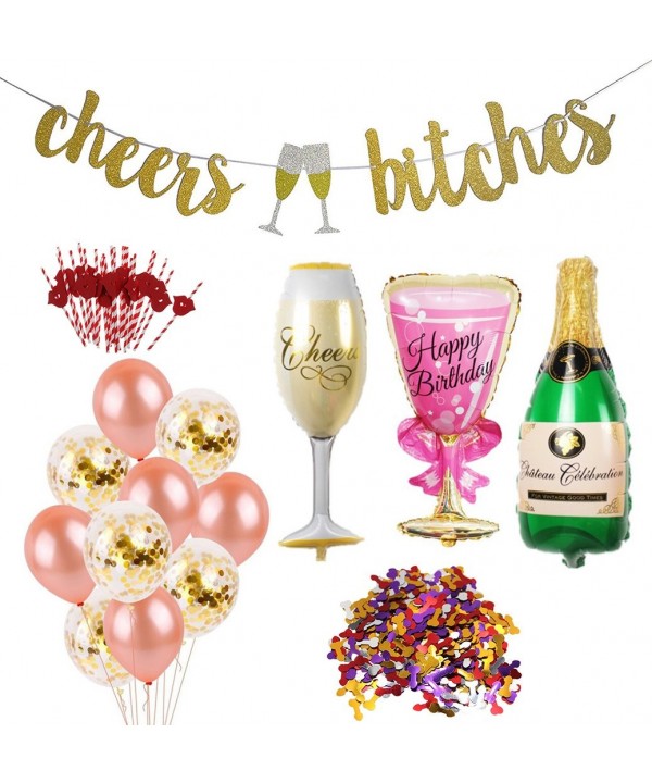 Dmaxia Bachelorette Decorations Birthday Champagne