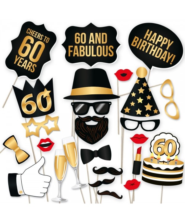 60th Birthday Photo Booth Props