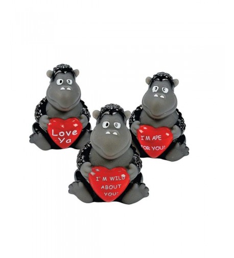 VALENTINE VINYL GORILLAS HEARTS DOZEN