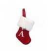 Kurt Adler Monogram Christmas Stocking