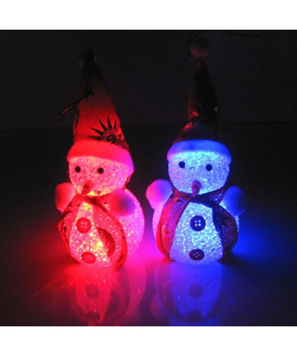 Christmas Glowing Snowman Ornaments Iusun