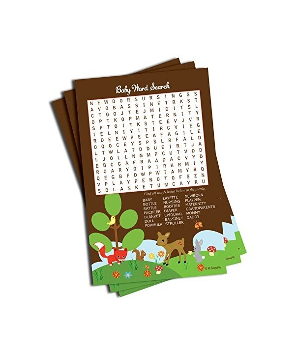 Word Find Search Woodlands 50 sheets