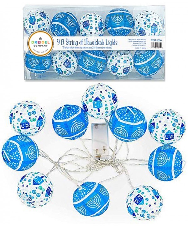 Hanukkah Battery Powered Lantern String