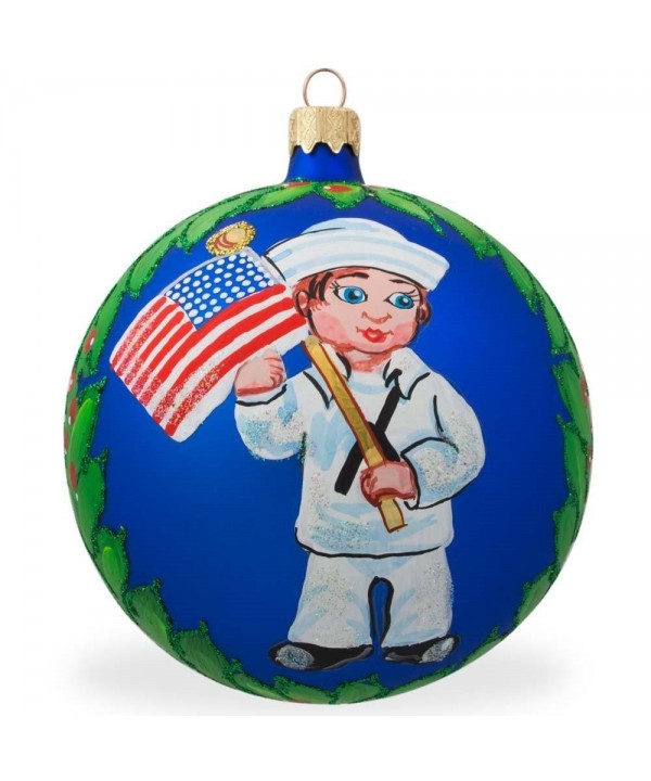 BestPysanky American Patriotic Christmas Ornament