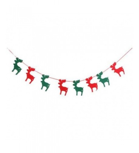 UNKE Christmas Garland Bunting Decorations