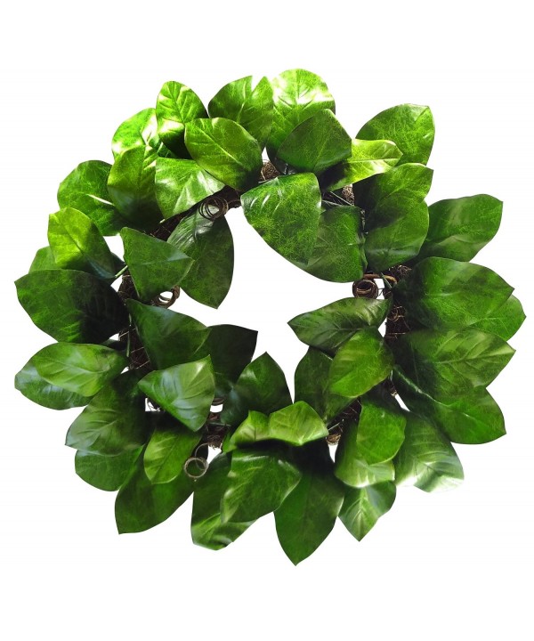 HYX 0848 24 Magnolia Leaf Wreath