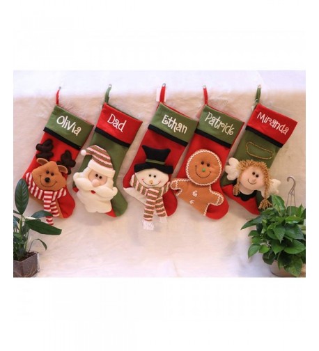 BEYOLO Christmas Stockings Decoration Gingerbread