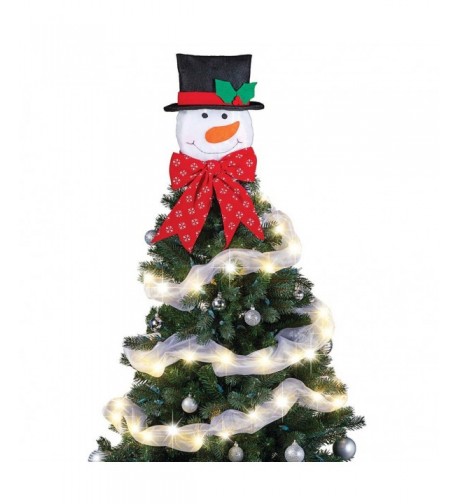 Collections Etc Lighted Snowman Christmas