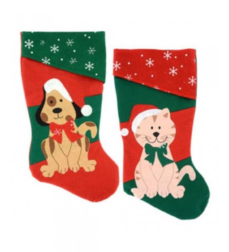Pack Christmas House Stockings Inch