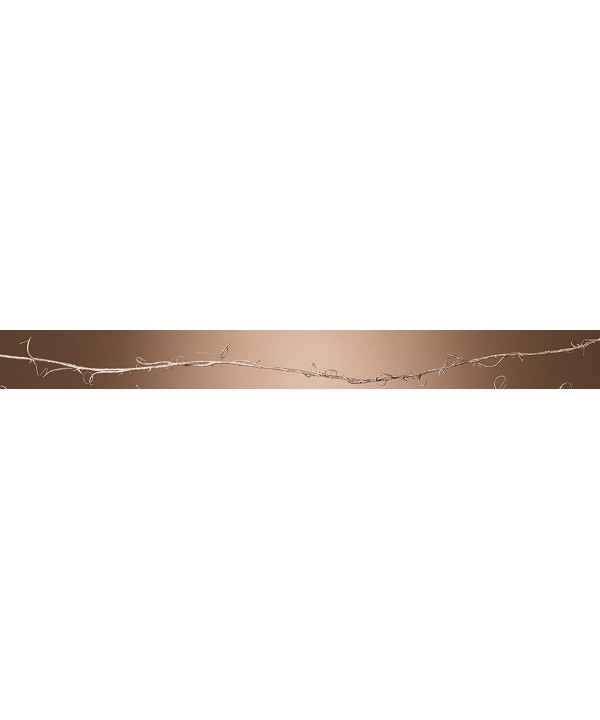 Elegant Garland Decor Brown White