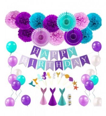 Mermaid Supplies Decorations Birthday Balloons