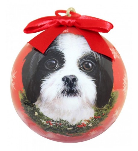 Shih Tzu Christmas Ornament Personalize