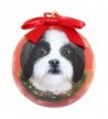 Shih Tzu Christmas Ornament Personalize