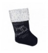 Northlight Silver Hanukkah Embroidered Stocking