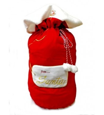 From Santa Plush Gift Bag