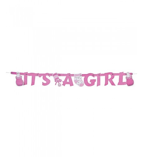 Its Girl Letter Banner Decorations