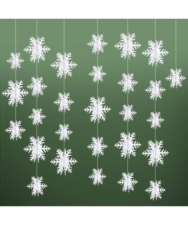 BTNOW Christmas Snowflake Hanging Decorations