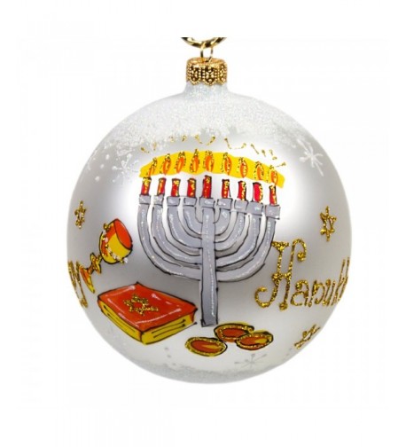 Happy Chanukah Ball Ornament Decorations