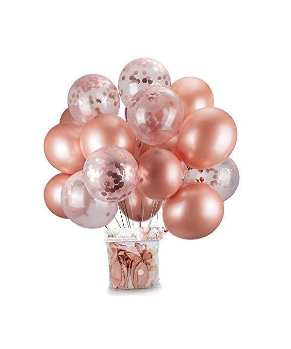 Rose Gold Balloons Confetti Pack