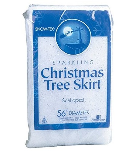 Buffalo Batt Sparkle Tree Skirt