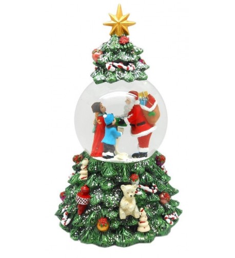 Lightahead Christmas Figurine Revolving Polyresin