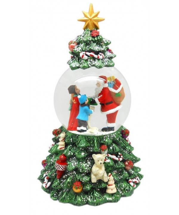 Lightahead Christmas Figurine Revolving Polyresin