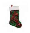 Red Green Reversible Sequin Stocking