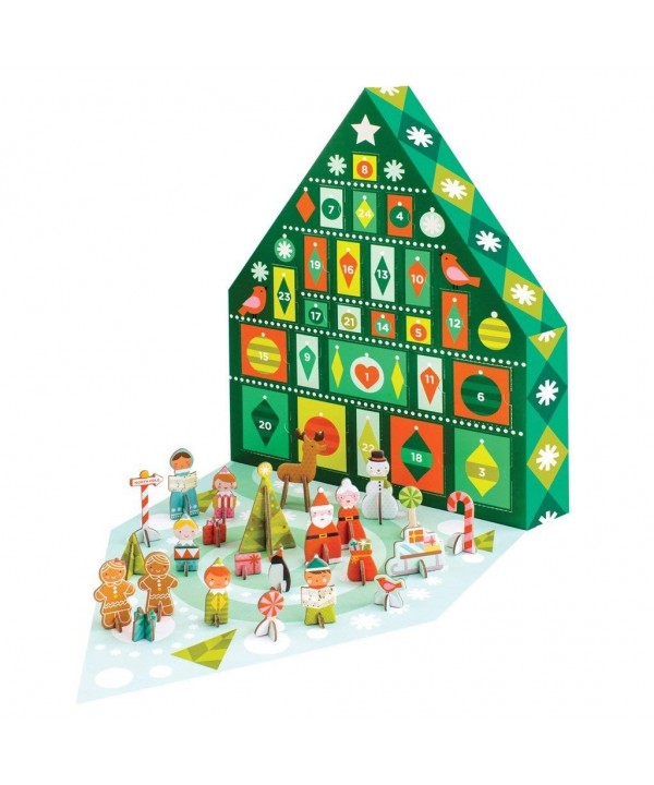 Petit Collage Pop Out Advent Calendar