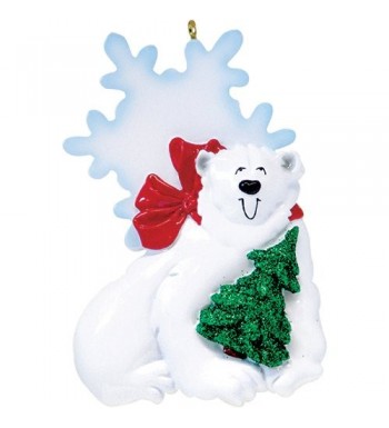 Personalized Sweet Polar Bear Ornament