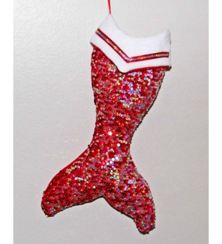 Believe Mermaids Mermaid Christmas Stocking