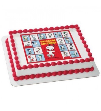 Peanuts Snoopy Graduation Licensed Edible