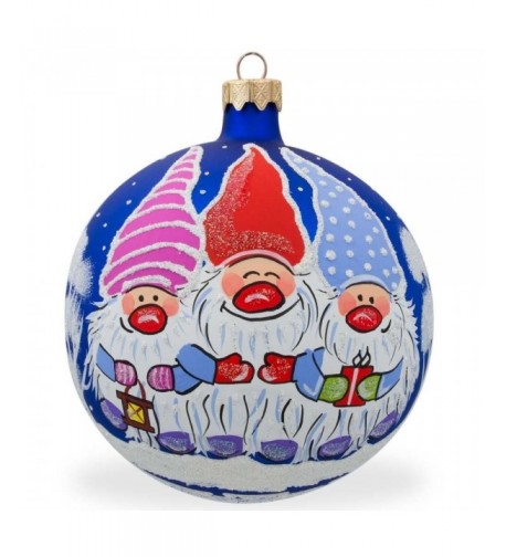 BestPysanky Gnomes Smiling Christmas Ornament