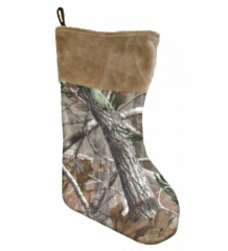 Carstens Shearling Realtree Christmas Stocking