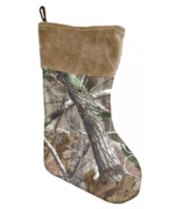 Carstens Shearling Realtree Christmas Stocking