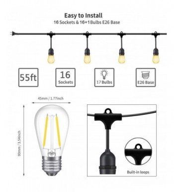 Cheap Real Outdoor String Lights