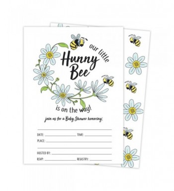 Bumble Shower Invitations Envelopes Stickers